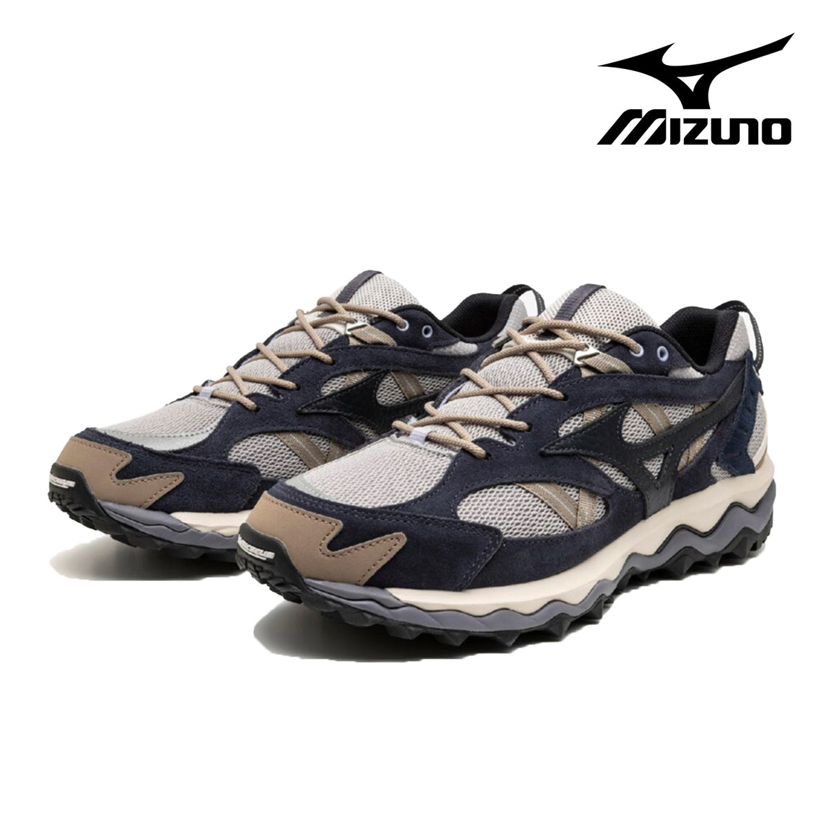 MIZUNO WAVE MUJIN TL D1GA251304 ライトグレー×ネイビー