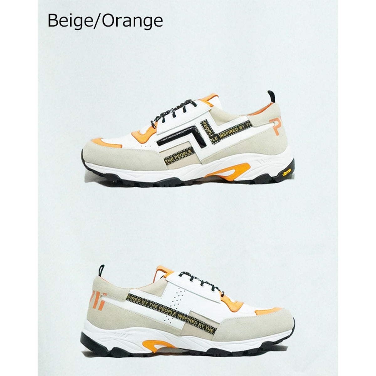 プレミアセブン PREMIER SEVEN P-Ⅶ WHITE MARIN MULTI VITAMIN BEIGE/ORANGE スニーカー |  TOP to TOP ONLINE