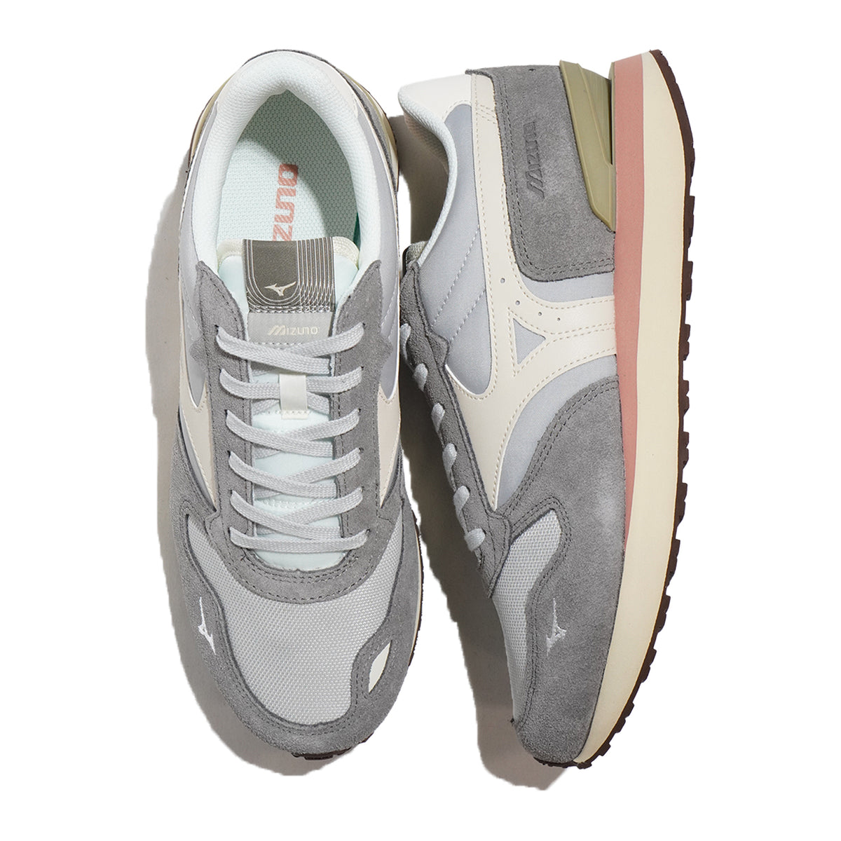 MIZUNO RB87 D1GA235227 ライトグレー×オフホワイト×セージ
