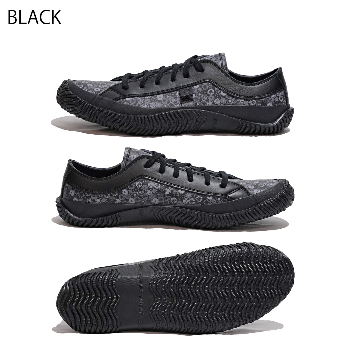 【最終値下げ！】Spick & Span シープレザーバレリーナ ブラック トラッカーズ（TRAKAR'S）25402 Black-Liz×Python（リザード型