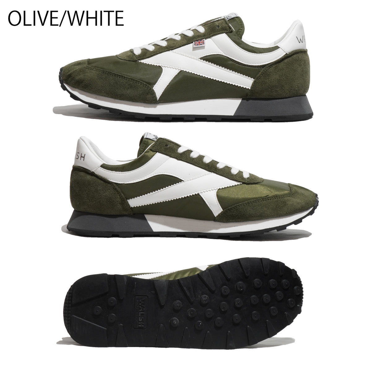 WALSH TORNADO-T TOR24468 OLIVE/WHITE MADE IN ENGLAND | TOP WALSH TORNADO-T TOR24468 OLIVE/WHITE MADE IN ENGLAND | TOP