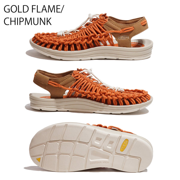 KEEN UNEEK 1030734 GOLD FLAME/CHIPMUNK