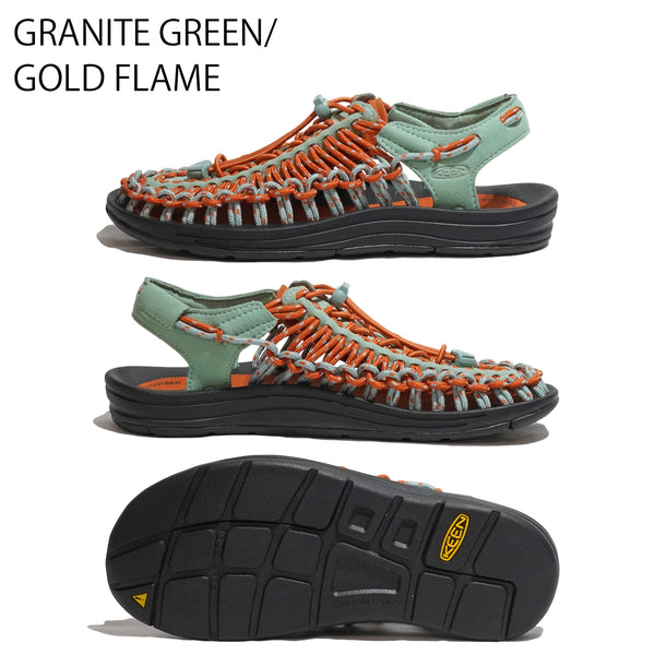 KEEN UNEEK 1030736 GRANITE GREEN/GOLD FLAME WMNS