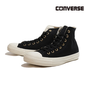 CONVERSE ALL STAR GOLDLOGOPATCH HI BLACK