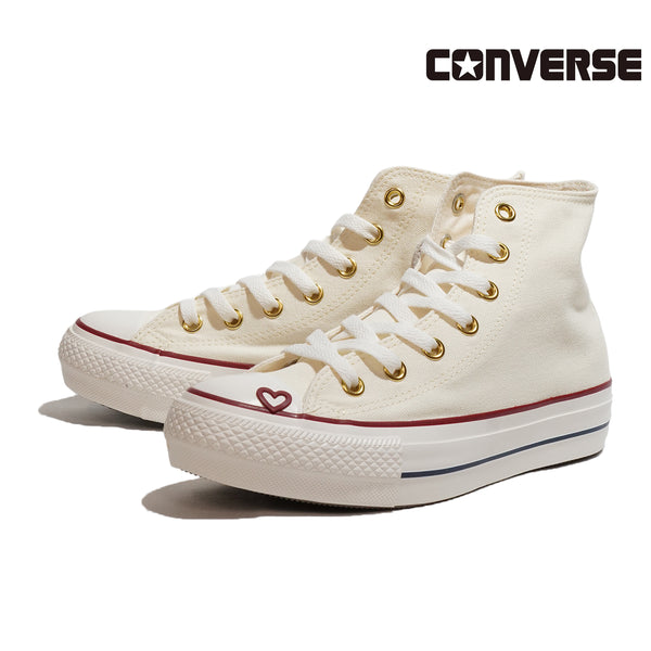 CONVERSE ALL STAR PLTS HEARTPOINT HI PALE IVORY