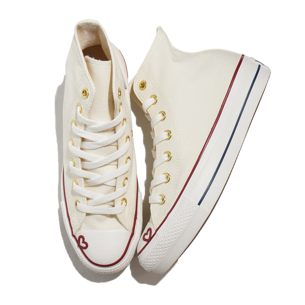 CONVERSE ALL STAR PLTS HEARTPOINT HI PALE IVORY