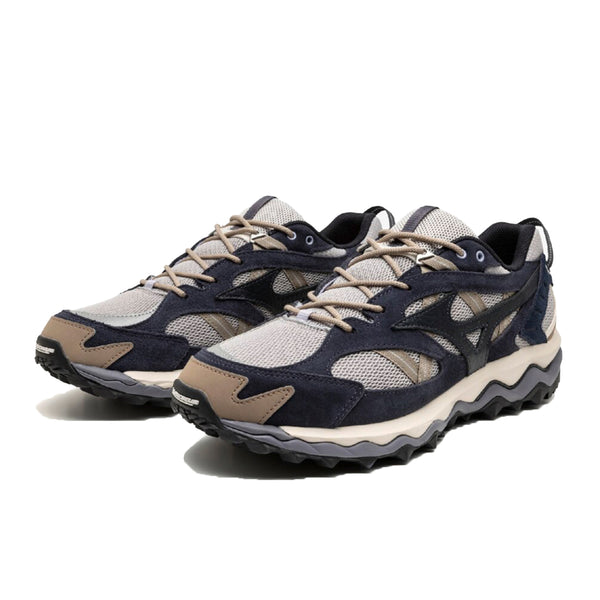 MIZUNO WAVE MUJIN TL D1GA251304 ライトグレー×ネイビー×ベージュ