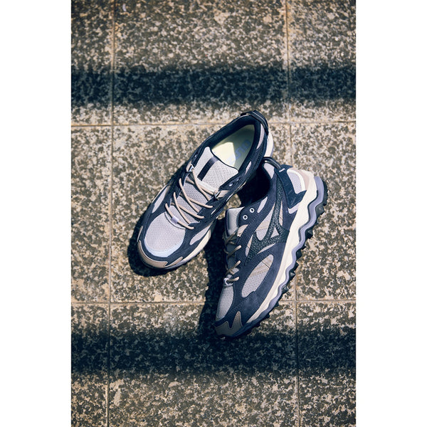 MIZUNO WAVE MUJIN TL D1GA251304 ライトグレー×ネイビー×ベージュ