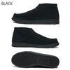 マネブ ブーツ MANEBU BOO MID SUEDE BLACK SAND BEIGE ブラック ベージュ メンズ 靴 モカシン ワラビーブーツ レザー スエード カジュアル シンプル 大人カジュアル 23FW