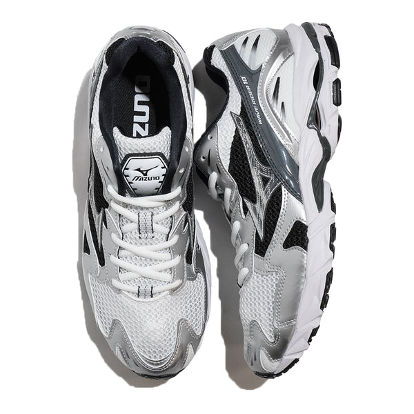 MIZUNO WAVE RIDER 10 D1GA210405 ホワイト×ブラック×シルバー