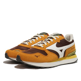 MIZUNO RB87 D1GA235214 モカブラウン×オフホワイト×オレンジ