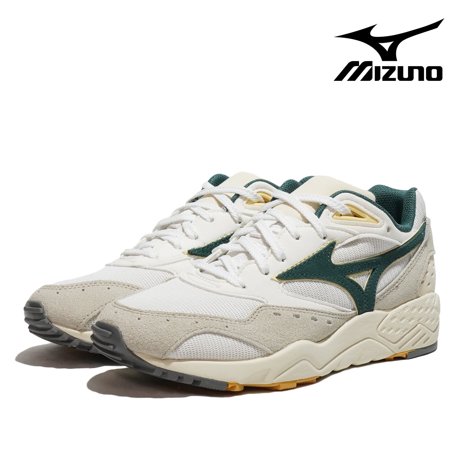 ふっくんMizuno白/グレー Sサイズ　10枚 ミズノ 安全靴 F1GA210105 26cm ライトグレーxホワイト オール