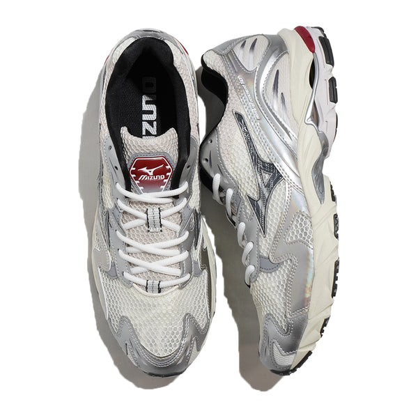 MIZUNO WAVE RIDER 10 D1GA243111 オフホワイト×ブラック×レッド
