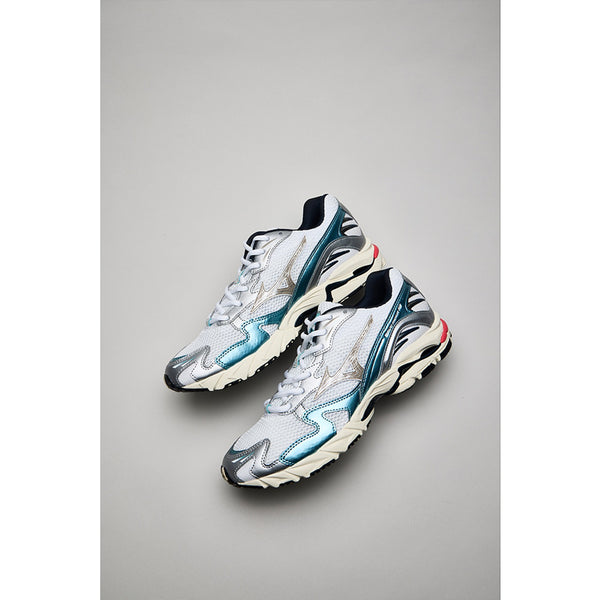 MIZUNO WAVE RIDER 10 D1GA243115 ホワイト×ベージュ×スカイブルー