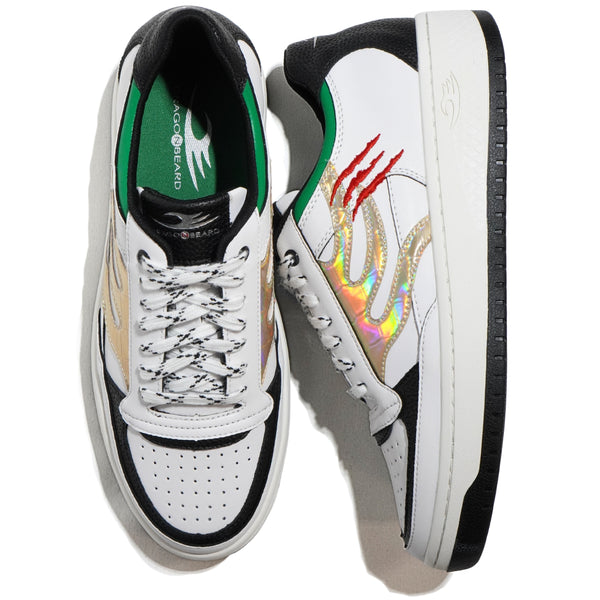 DRAGON BEARD DB 1207 KIRA WHITE/BLACK/GREEN