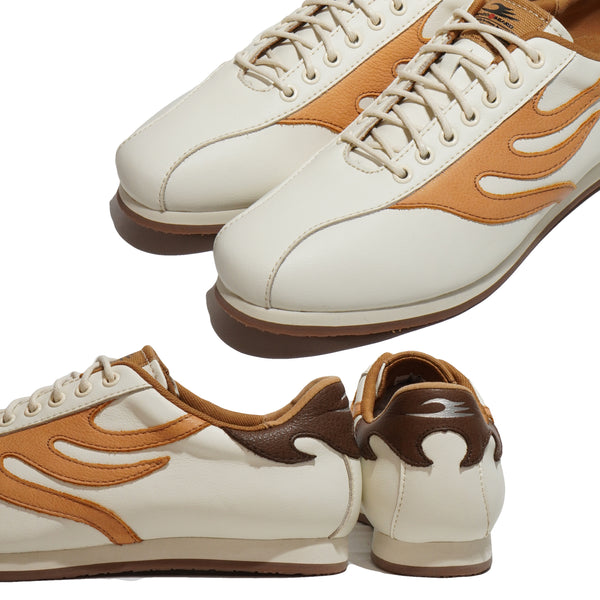 ドラゴンベアード DRAGON BEARD DB-CLASSIC-91D WHITE/BENI WHITE/NAVY CREAM/BROWN スニーカー シューズ ローカット 細身 メンズ ホワイト レッド レザー ラバーソール カジュアル 大人カジュアル レトロ クラシック