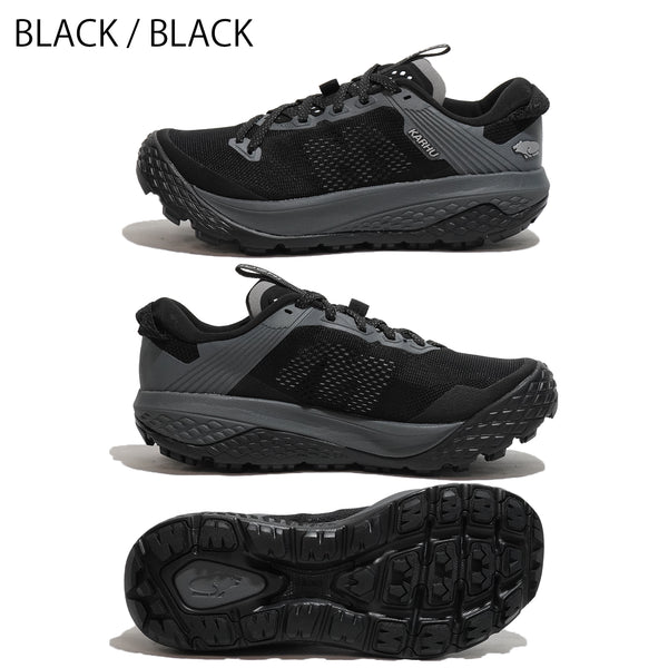 カルフ トレイルランニングシューズ 靴 KARHU レディース IKONI TRAIL WR イコニトレイル 1.0 撥水 KH204006 BLACK / BLACK 24FW