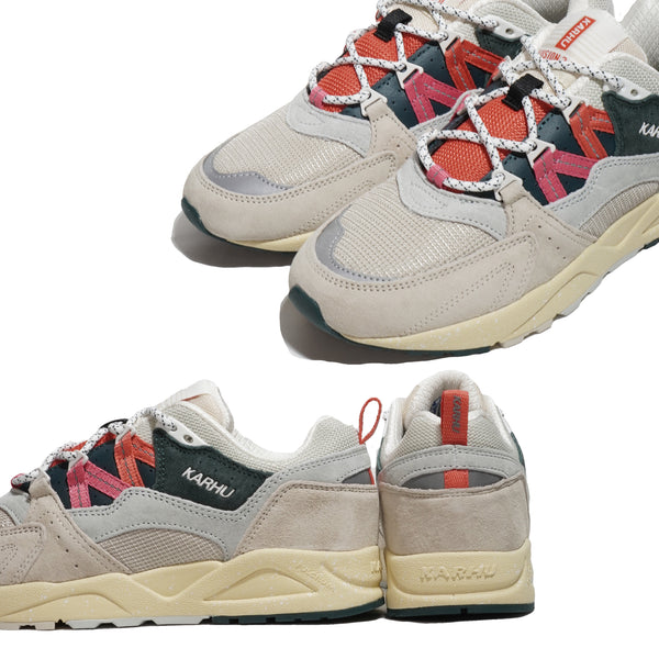 【SALE】カルフ スニーカー 靴 KARHU メンズ レディース FUSION 2.0 フュージョン KH804172 WHITECAP GRAY/CAYENNE 24SS 旅行