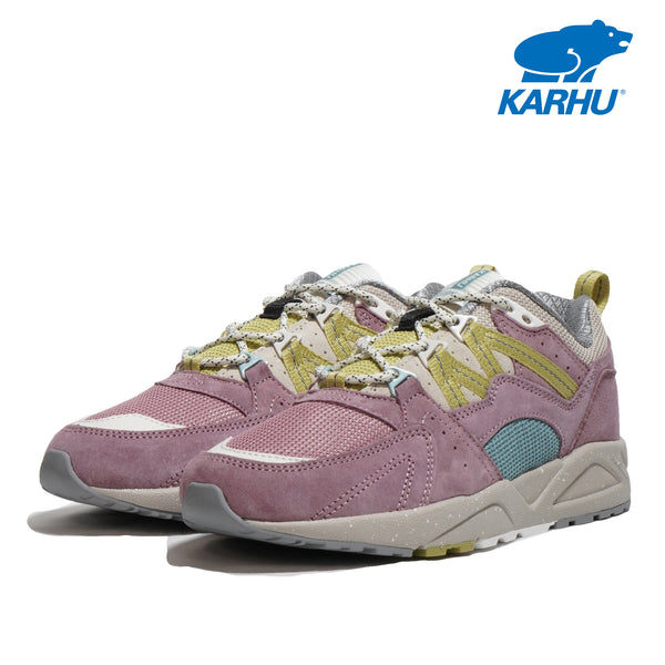 【SALE】カルフ スニーカー 靴 KARHU メンズ レディース FUSION 2.0 フュージョン KH804173 LILAS/GOLDEN GREEN 24SS 旅行