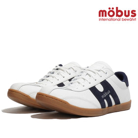 モーブス オリジナル スニーカー mobus ORIGINAL NEWMUNSTER ニューミュンスター 定番 メンズ 靴 ローカット レザースニーカー WHITE/NAVY