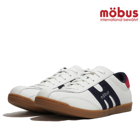 モーブス オリジナル スニーカー mobus ORIGINAL NEWMUNSTER ニューミュンスター 定番 メンズ 靴 ローカット レザースニーカー WHITE/NAVY/DK.RED