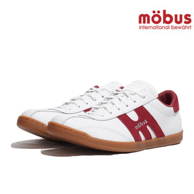 モーブス オリジナル スニーカー mobus ORIGINAL NEWMUNSTER ニューミュンスター 定番 メンズ 靴 ローカット レザースニーカー WHITE/BORDEAUX