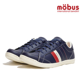 モーブス オリジナル スニーカー mobus ORIGINAL NEW HAREN ニューハーレン 定番 メンズ 靴 ローカット レザースニーカー NAVY/FRANCE