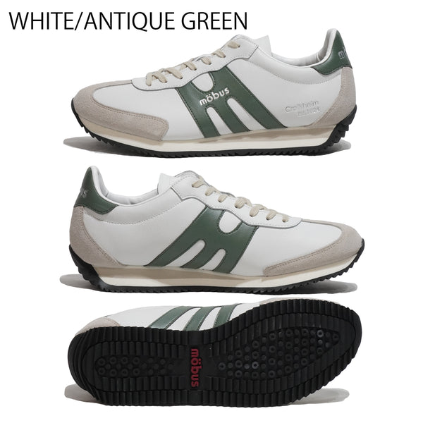 モーブス オリジナル スニーカー mobus ORIGINAL SINA メンズ 靴 ローカット レザーシューズ カジュアル タウンユース WHT/ORTL BLUE WHT/ANT GREEN 24FW