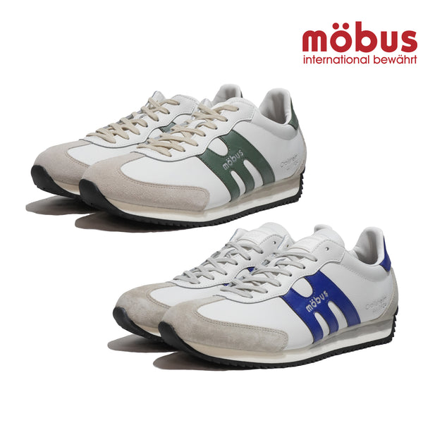 モーブス オリジナル スニーカー mobus ORIGINAL SINA メンズ 靴 ローカット レザーシューズ カジュアル タウンユース WHT/ORTL BLUE WHT/ANT GREEN 24FW