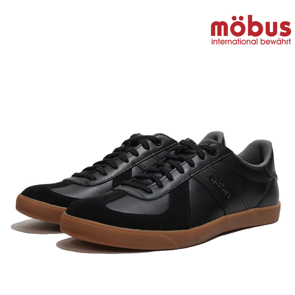 モーブス オリジナル スニーカー mobus ORIGINAL NURNBERG メンズ 靴 ローカット レザースニーカー BLACK 24FW