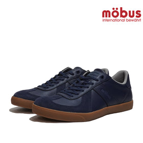 モーブス オリジナル スニーカー mobus ORIGINAL NURNBERG メンズ 靴 ローカット レザースニーカー NAVY 24FW