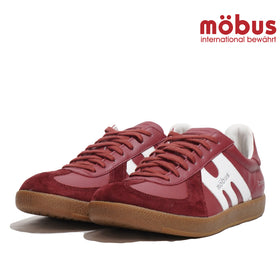 【SALE】モーブス オリジナル スニーカー mobus ORIGINAL MUNCHEN メンズ 靴 ローカット レザースニーカー カジュアル タウンユース MAROON/WHITE 23FW