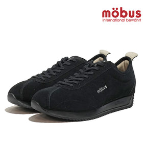 モーブス スニーカー mobus JAPAN made BERTI 日本製 メンズ 靴 スエード シューズ ALL BLACK 24FW MADE IN JAPAN