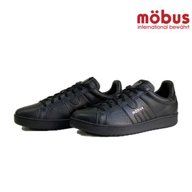 モーブス スニーカー mobus JAPAN made MARCELO 日本製 メンズ 靴 レザー コート系 ALL BLACK 24FW MADE IN JAPAN