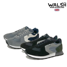 ウォルシュ スニーカー 靴 WALSH シューズ イングランド製 NGL11033 NGL11034 NEW GLORY ニューグローリー GRY/BLK/GRN NVY/GRY/WHT 23FW 国内正規品
