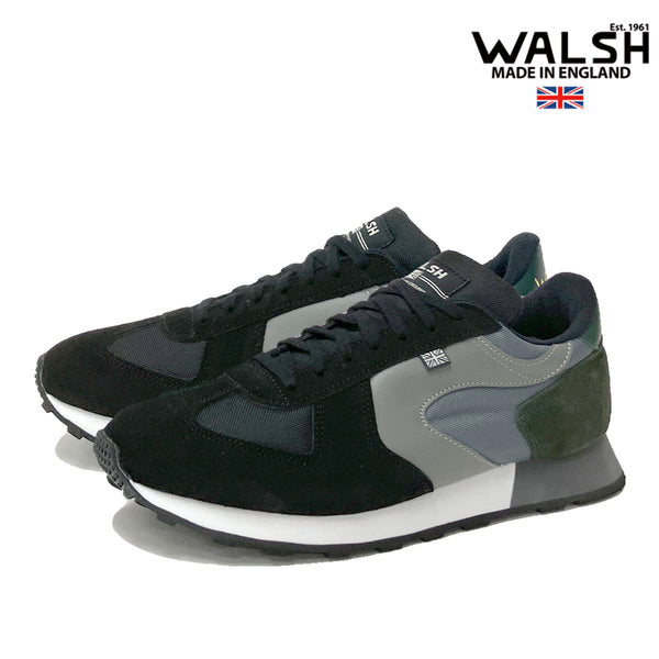 ウォルシュ スニーカー 靴 WALSH シューズ イングランド製 NGL11033 NGL11034 NEW GLORY ニューグローリー GRY/BLK/GRN NVY/GRY/WHT 23FW 国内正規品