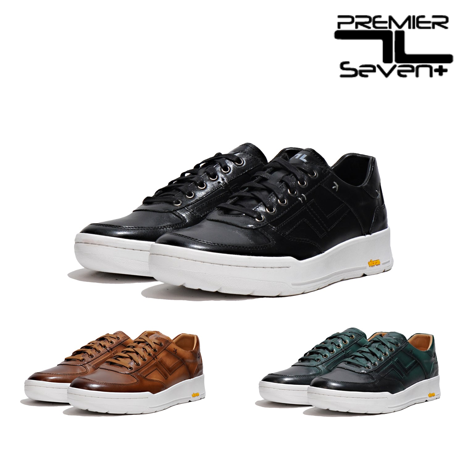 プレミアセブン スニーカー PREMIER SEVEN PS-79 MODA BLACK EARTH BROWN FOREST GREEN | TOP  to TOP ONLINE