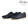 TOP TO TOP別注モデル レシピ 靴 Recipe 軽量 柔らかい革 上品 オフィス カジュアル RP-266 ゴム紐レースアップ NAVY 本革 レザー レディース 日本製 MADE IN JAPAN 旅行