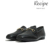 レシピ 靴 Recipe 軽量 柔らかい革 上品 オフィス カジュアル RP-272 ビットローファー BLACK GREIGE IVORY 本革 レザー レディース 日本製 MADE IN JAPAN 旅行