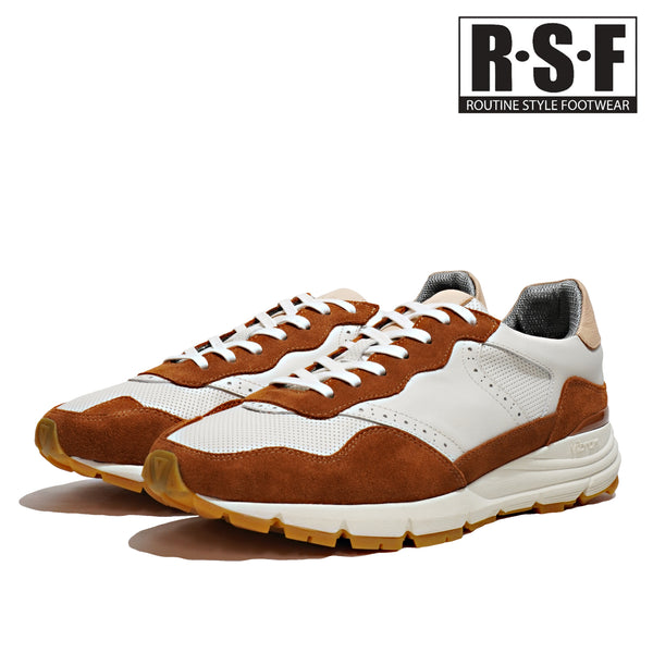 ルーティン スタイル フットウェア 靴 シューズ RSF ROUTINE STYLE FOOTWEAR MANUEL WHT/BRN NATURAL 本革 レザー ビブラムソール 24SS 旅行