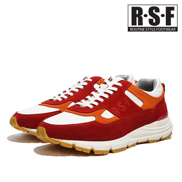 ルーティン スタイル フットウェア 靴 シューズ RSF ROUTINE STYLE FOOTWEAR SIPIN RED GREEN PINK 本革 スエード レザー ビブラムソール 厚底 メンズ 防滑 ローカット JAPAN BRAND 日本ブランド 24SS