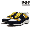 ルーティン スタイル フットウェア 靴 シューズ RSF ROUTINE STYLE FOOTWEAR SIPIN NAVY/YELLOW BROWN 本革 スエード レザー ビブラムソール 厚底 メンズ 防滑 ローカット JAPAN BRAND 日本ブランド 24FW