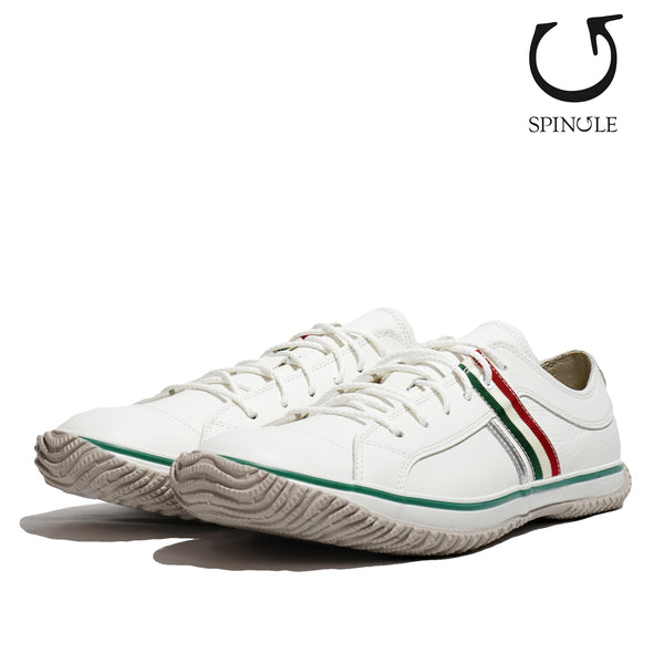 スピングルムーブ 靴 SPINGLE MOVE SP-168-74 ホワイト/グリーン ローカット レディース メンズ 日本製 ハンドメイド レザー 本革 WHITE/GREEN 24SS Q1