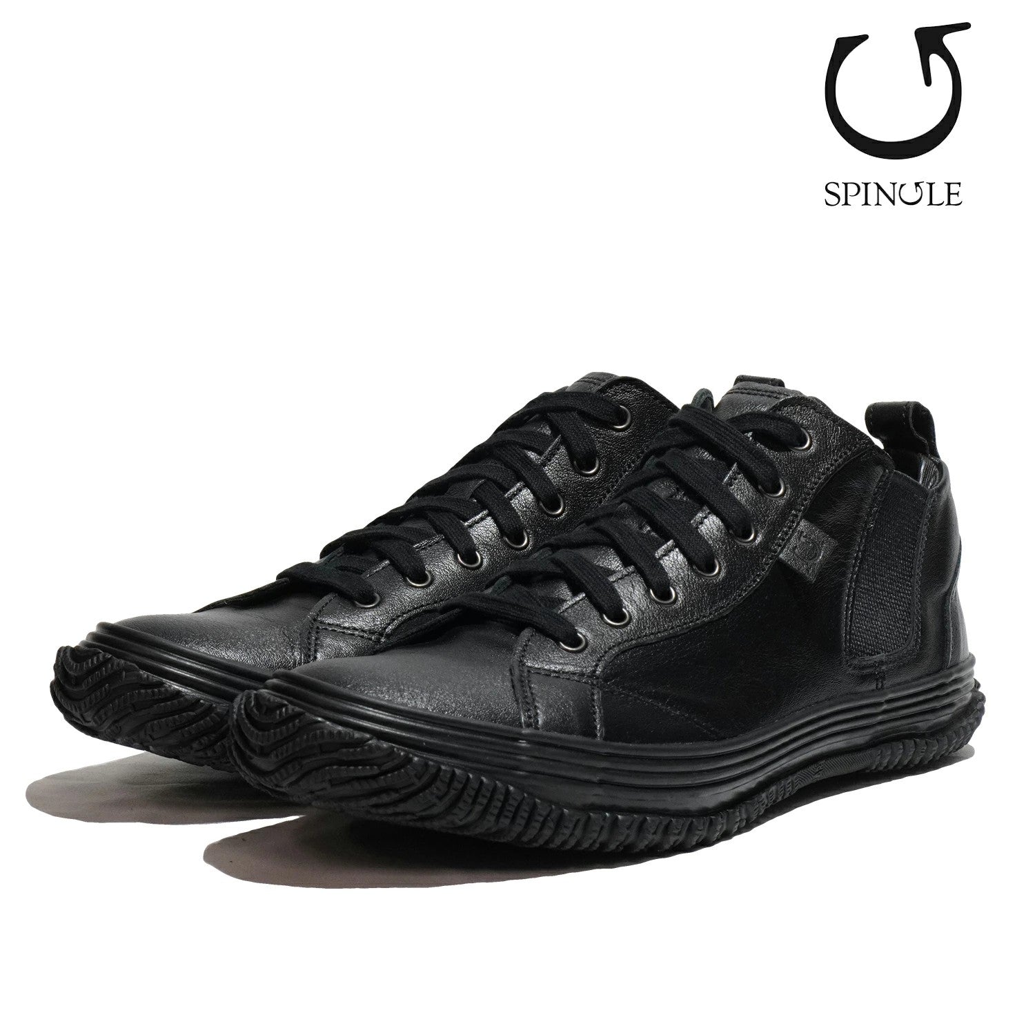 SP-443 Black | 国産ハンドメイド スニーカー スピングル