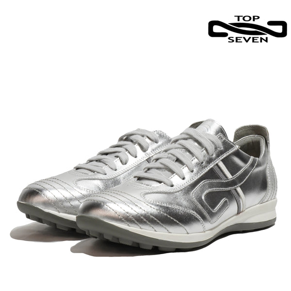 トップセブン TOP SEVEN T7-S301 G CREAM/SILVER NAVY/WHITE WHITE/BLACK SILVER スニーカー シューズ ローカット クリーム シルバー メンズ レザー ラバーソール カジュアル 大人カジュアル ゴルフ