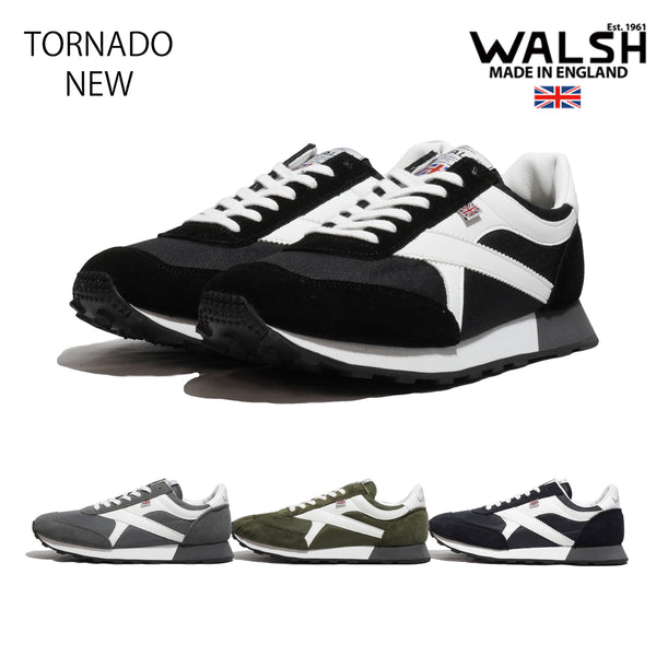 ウォルシュ スニーカー 靴 WALSH シューズ イングランド製 TORNADO-T トルネード-T TOR24468 TOR24469 TOR24470 TOR24471 MADE IN ENGLAND 国内正規品 24SS Q1 旅行
